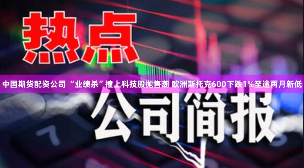 中国期货配资公司 “业绩杀”撞上科技股抛售潮 欧洲斯托克600下跌1%至逾两月新低