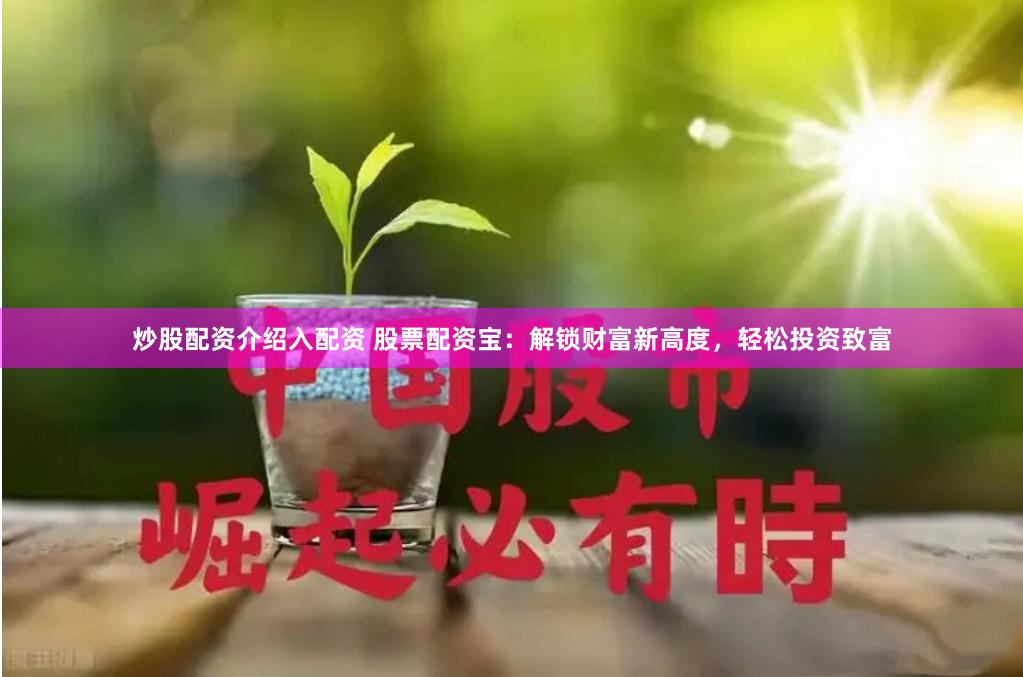 炒股配资介绍入配资 股票配资宝：解锁财富新高度，轻松投资致富